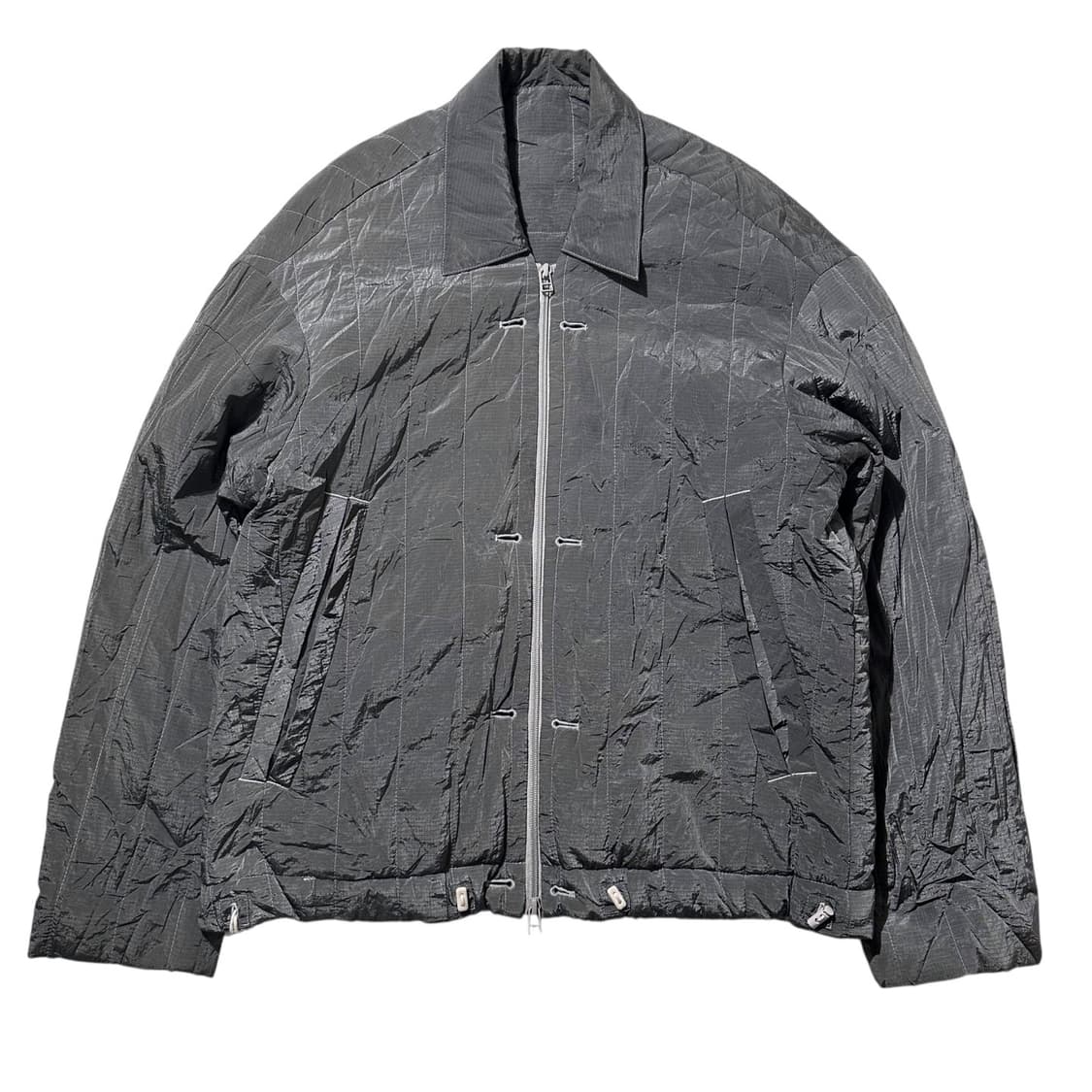 폴리테루 투웨이 퀼팅 집업 자켓 상품이미지2