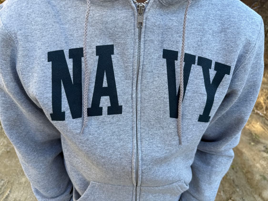 데드스탁 Us Military Navy Pride 네이비 스웻 후드집업 상품이미지7