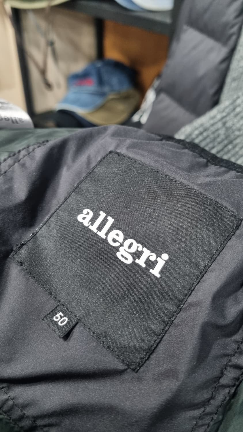 알레그리 구스다운 믹스자켓  가슴단면53(국내100) 상태최상 상품이미지4