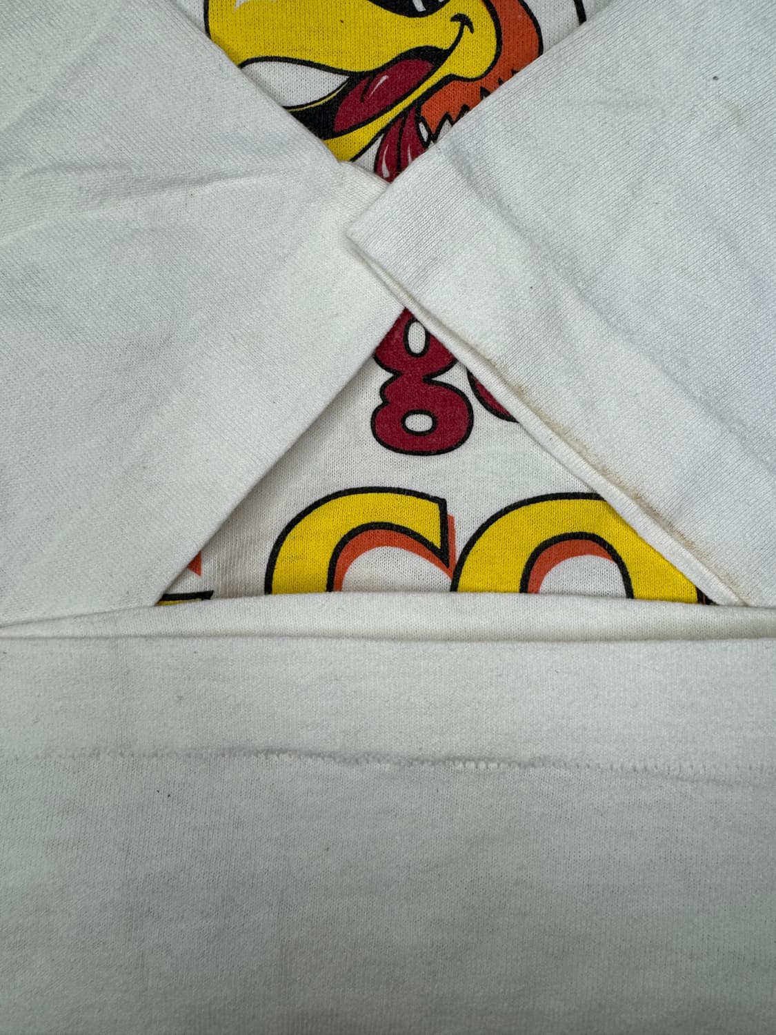 빈티지 90s cock 프린팅 티셔츠 L 상품이미지8