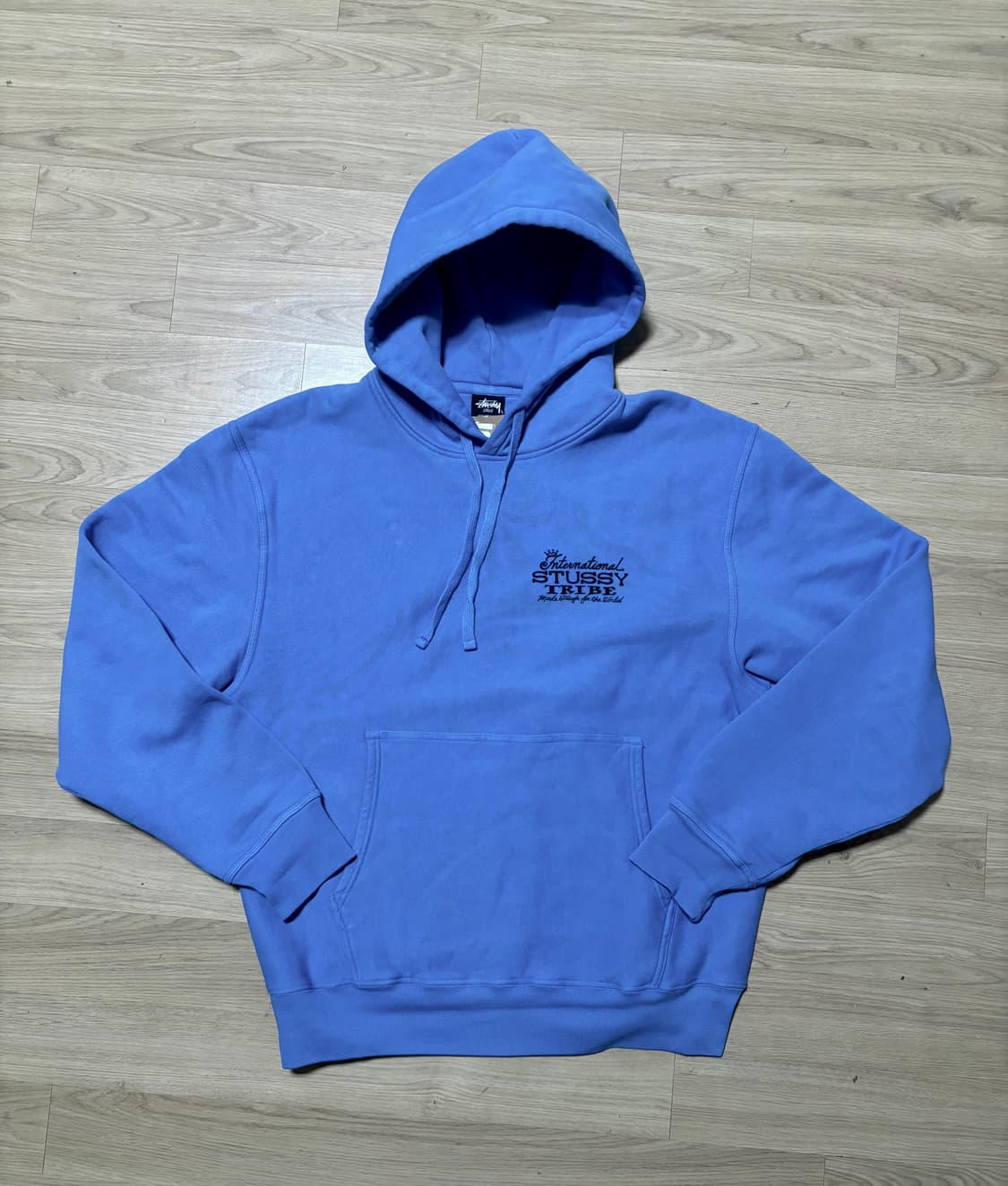 스투시 이스트 피그먼트 다이드 후드 블루 상품이미지1