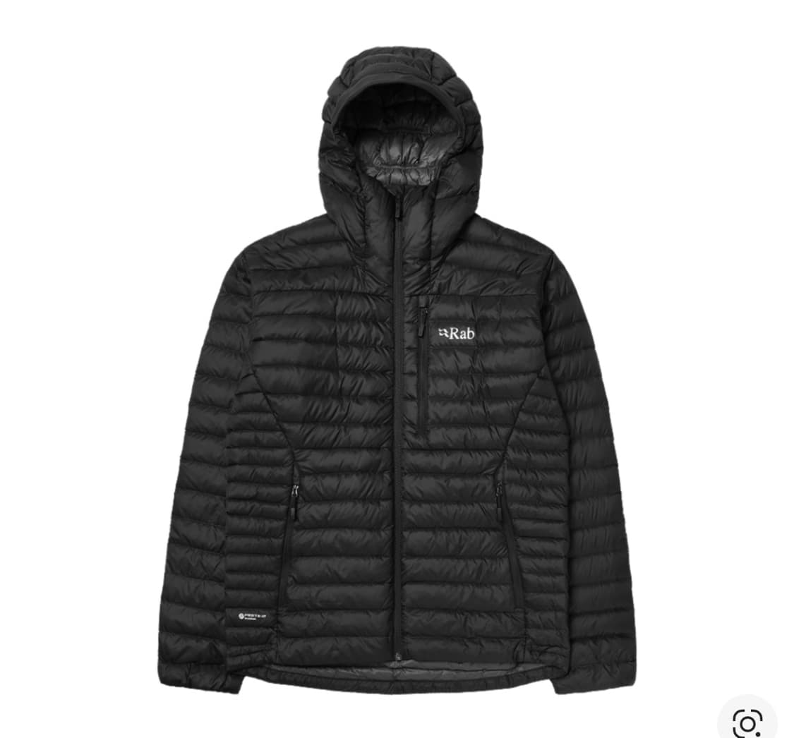 랩 경량패딩 마이크로라이트 알파인 자켓 블랙 상품이미지1