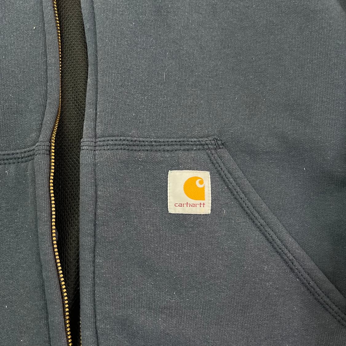 105 칼하트 네이비 써멀 후드집업 상품이미지2