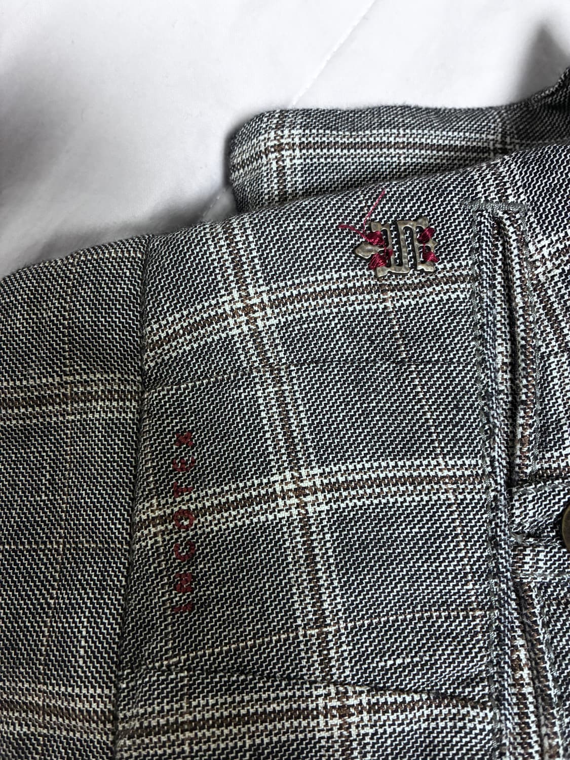 인코텍스 슬림핏 체크팬츠 상품이미지6