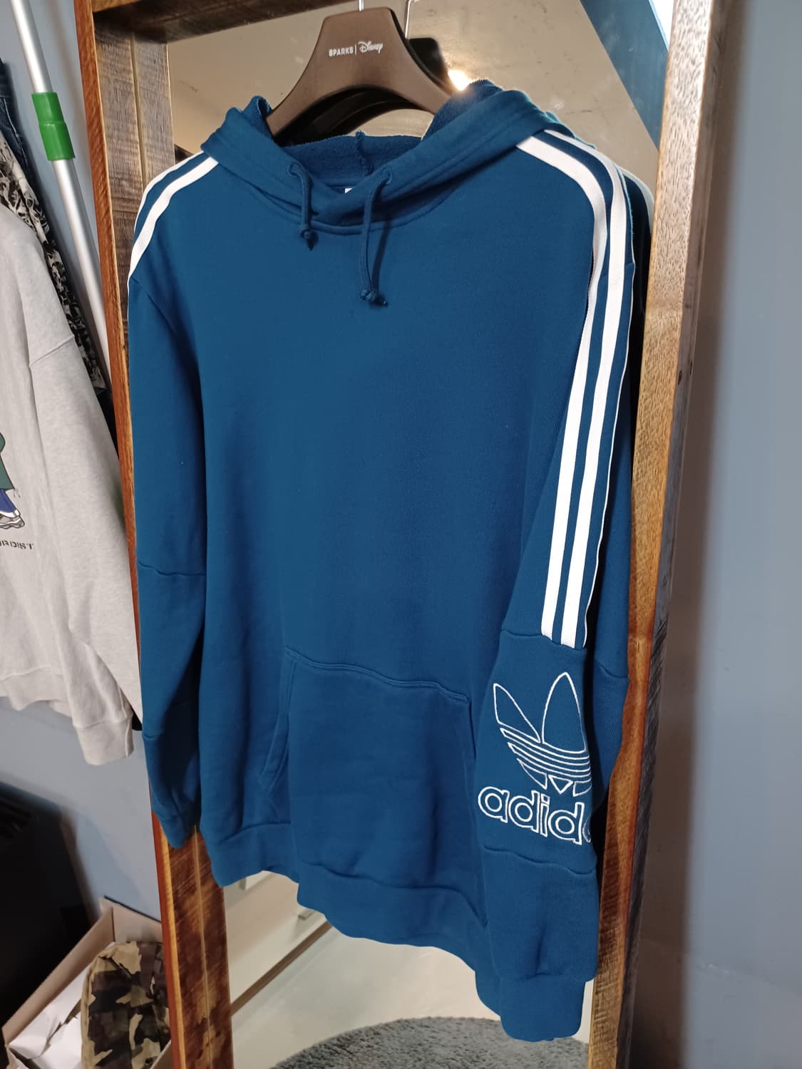 아디다스 아웃라인 후디 딥블루 xl 상품이미지4