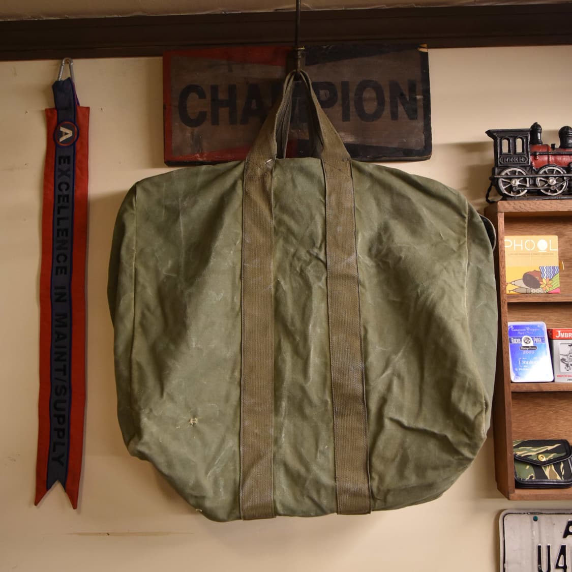 미군 오리지널 조종사 캔버스 키트백 S139 상품이미지7