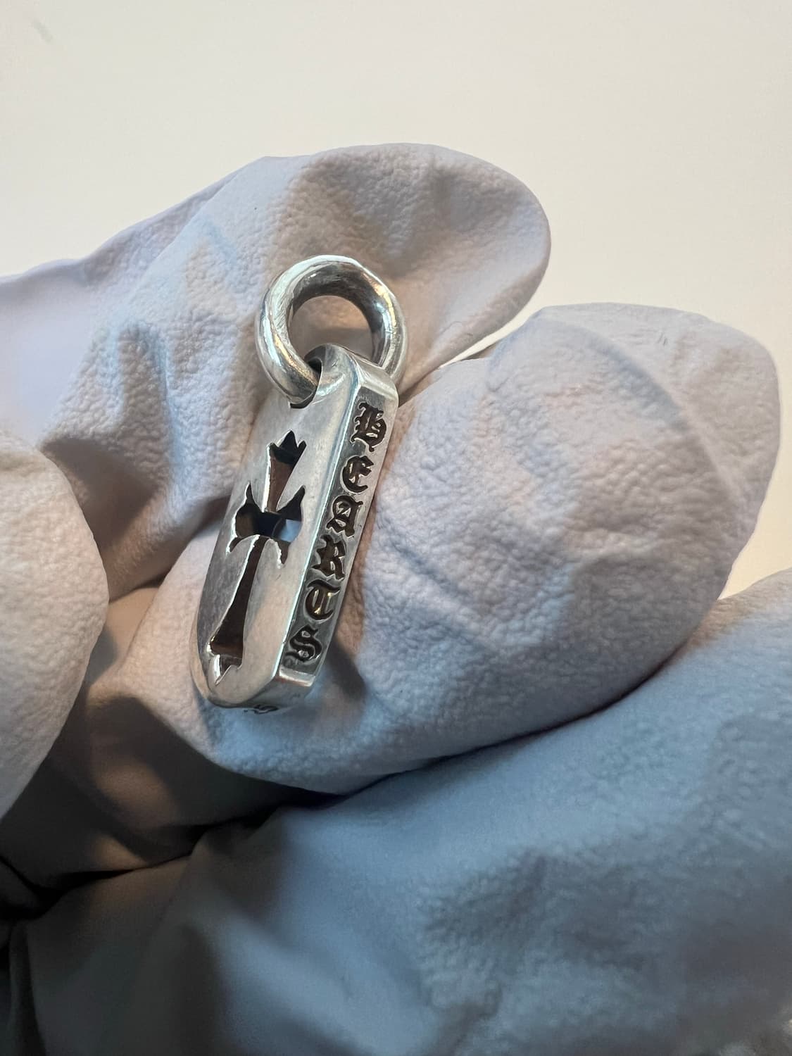 크롬하츠 타이니 컷아웃 도그택 + 정품 볼체인 상품이미지3