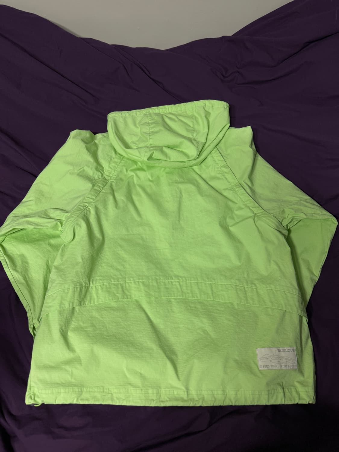 SUNLOVE 썬러브 투웨이 아노락 자켓 그린 상품이미지5
