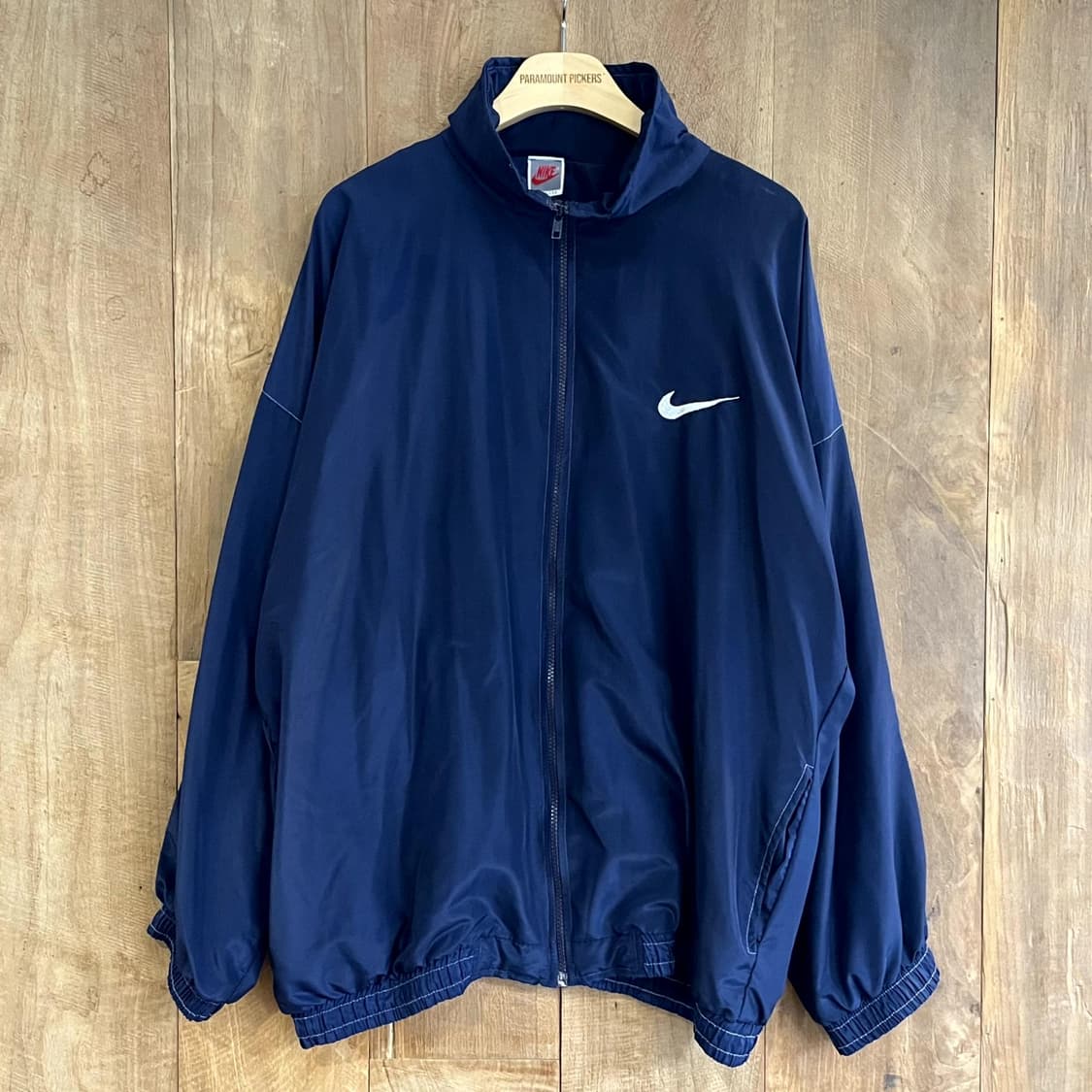 NIKE NYLON WARM UP JACKET NAVY [USA MADE] (110) 상품이미지1