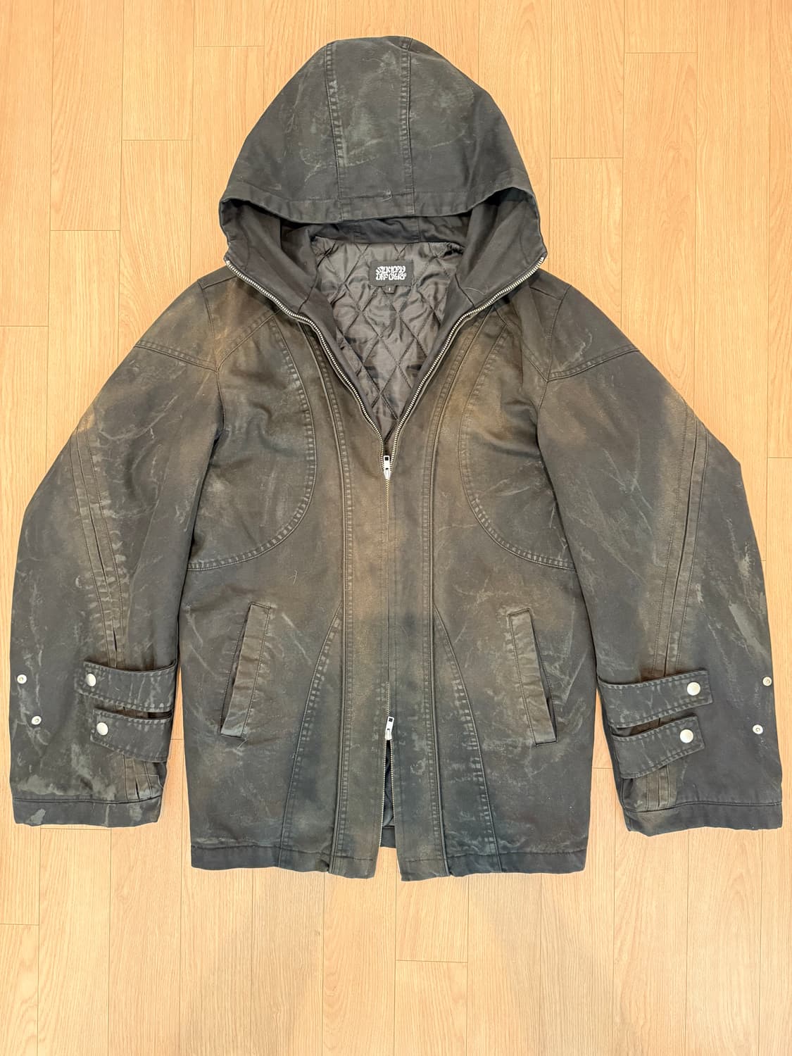 SUNDAY OFF CLUB 워시드 후드 자켓 상품이미지3