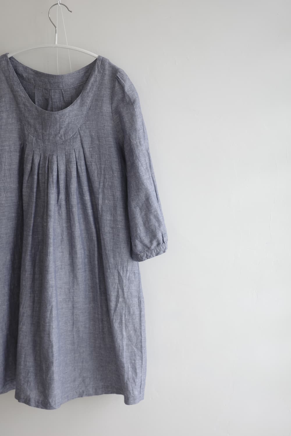 ROUX-BRIQUE 린넨 셔링 원피스 상품이미지2