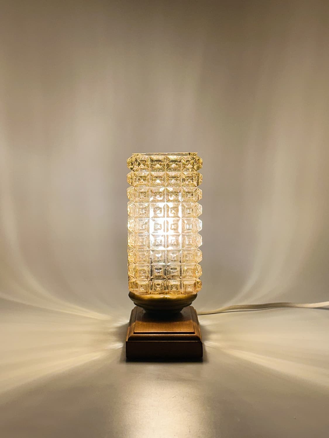 70’s 독일 ME 빈티지 글래스 앤틱 테이블 조명 미드센츄리 램프 레트 상품이미지9