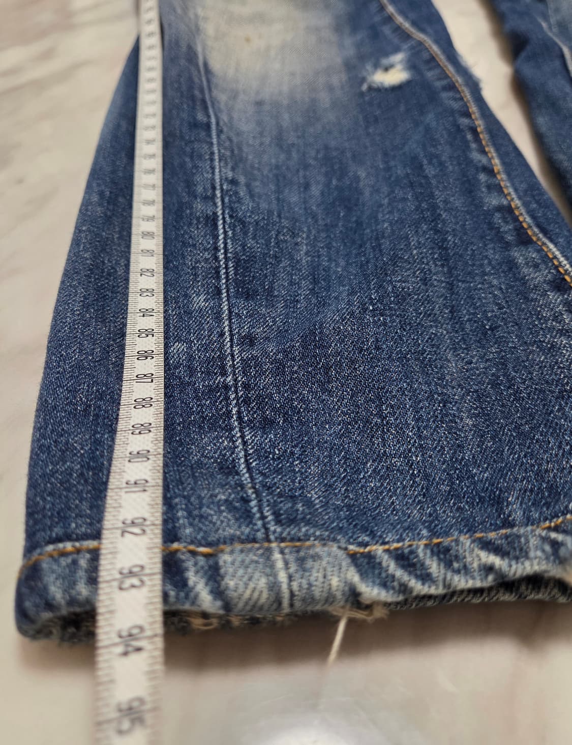 디스퀘어드 디스트로이드 바이커 데님팬츠  상품이미지9