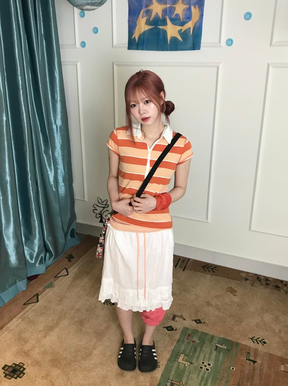 배색 포인트가 말 안되는 조합••  장난스러운 괴짜 맛 코디𓂃˖₊🍑  상품이미지2