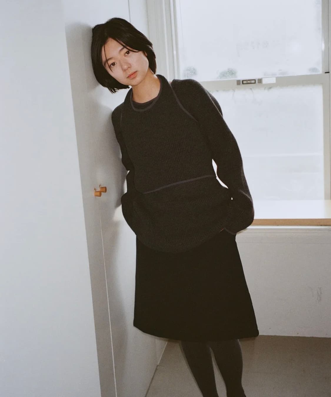 페스토 울 레이어드 탑 다크문 상품이미지1