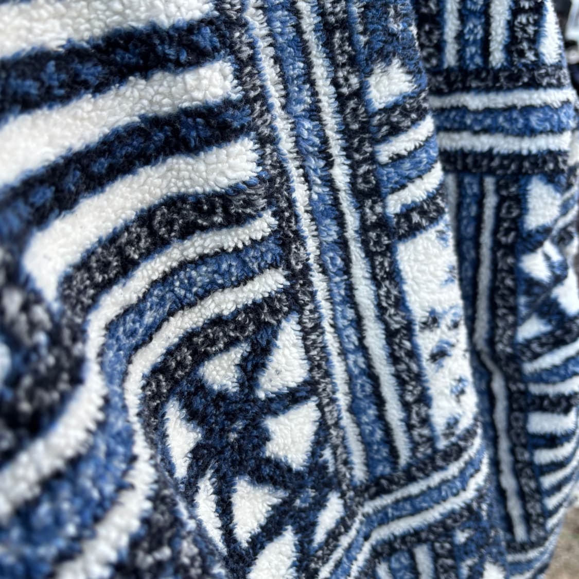 웨스턴디테일 패턴 후리스 상품이미지3