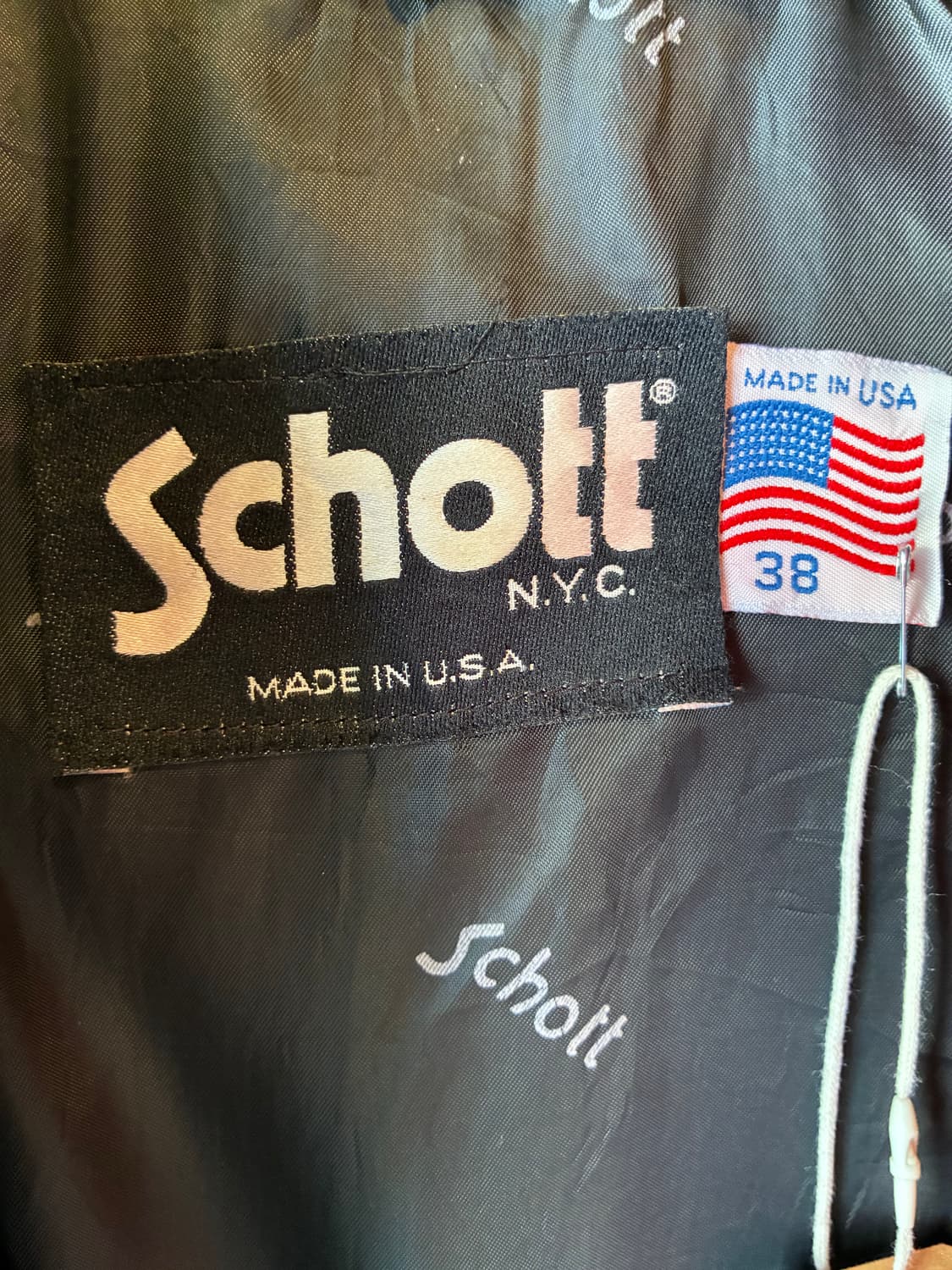 90s Schott Suede Zip Jacket Made in USA 상품이미지8