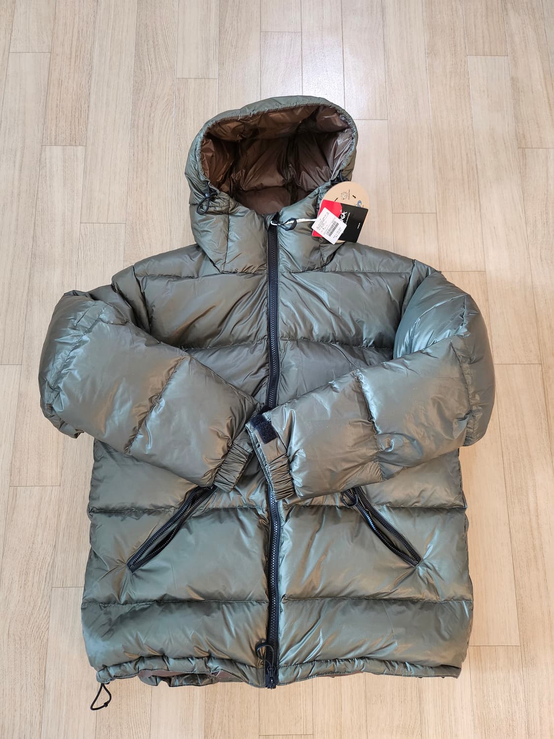 [M]난가 필그림 서프 서플라이 다운 올리브 새상품 상품이미지2