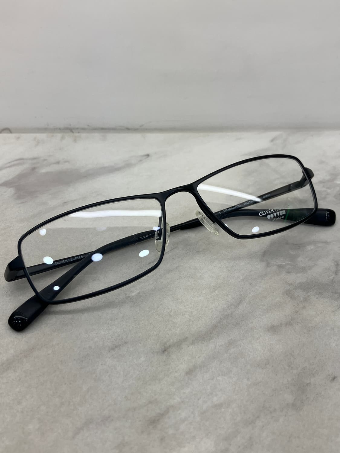 올리버피플스 Oliver Peoples 블랙 스퀘어 메탈 안경테 상품이미지6