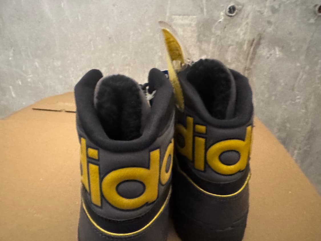 [270] 미착용 프랑스구매 아디다스 엑스타시 하이 블랙/골드 상품이미지3