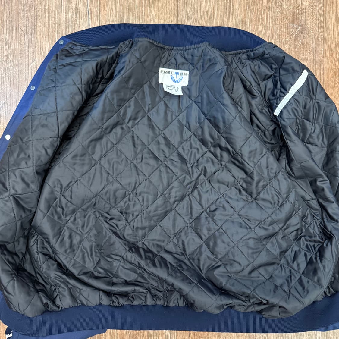 빈티지 네이비 블루종 자켓 상품이미지5