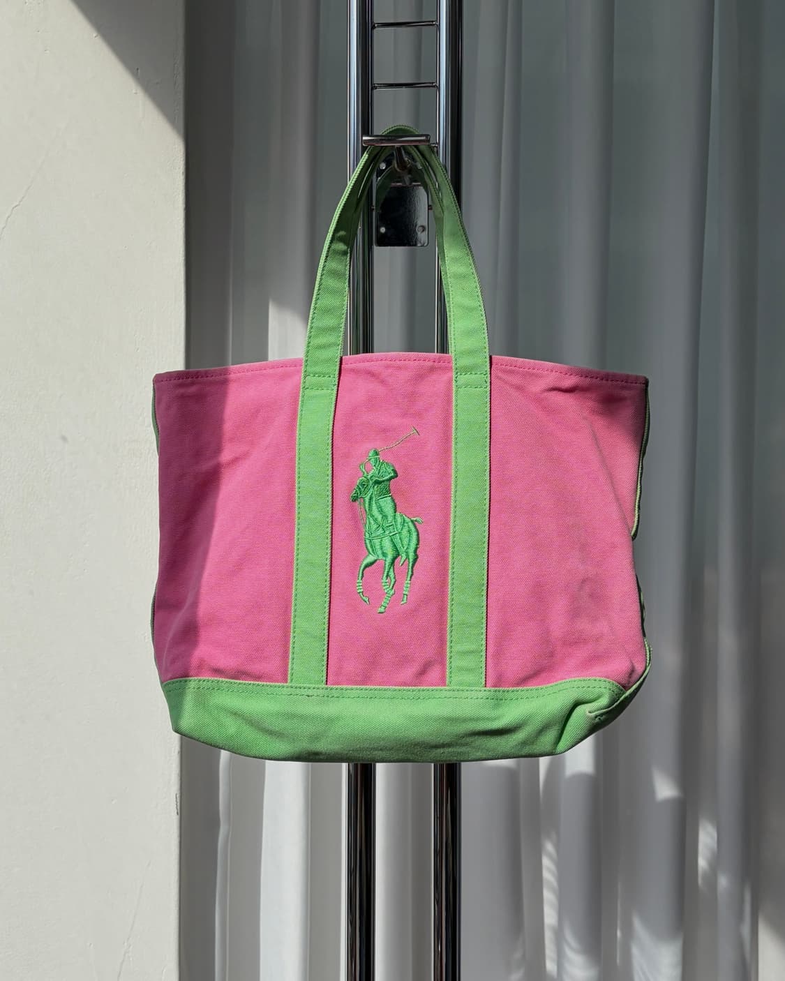 폴로 랄프로렌 빅포니 치프키프 캔버스 토트백 상품이미지3