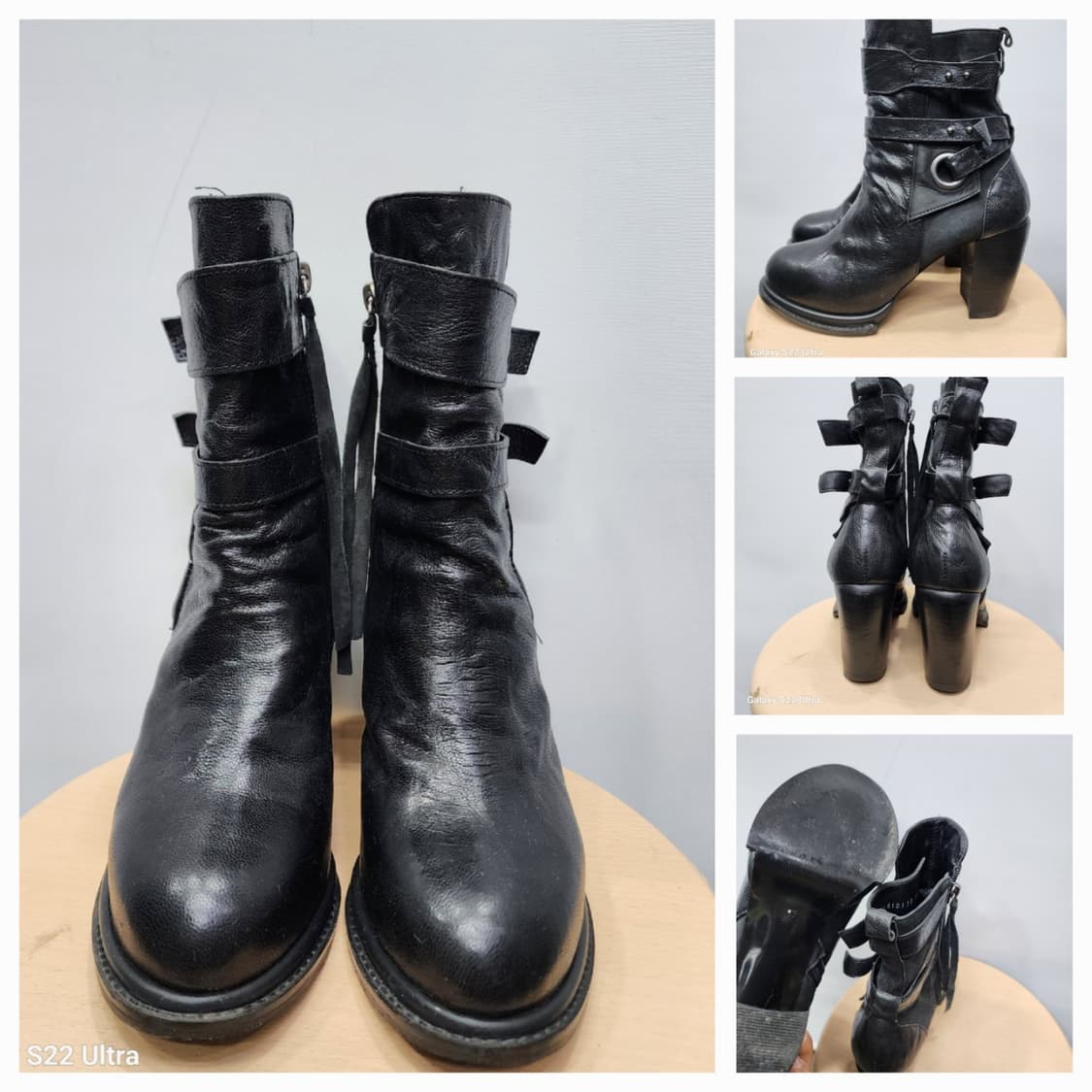 더데무 버클장식 앵글부츠235 상품이미지1