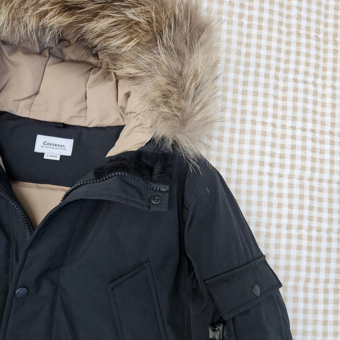 커버낫 오리털 겨울패딩 남자100 상품이미지3