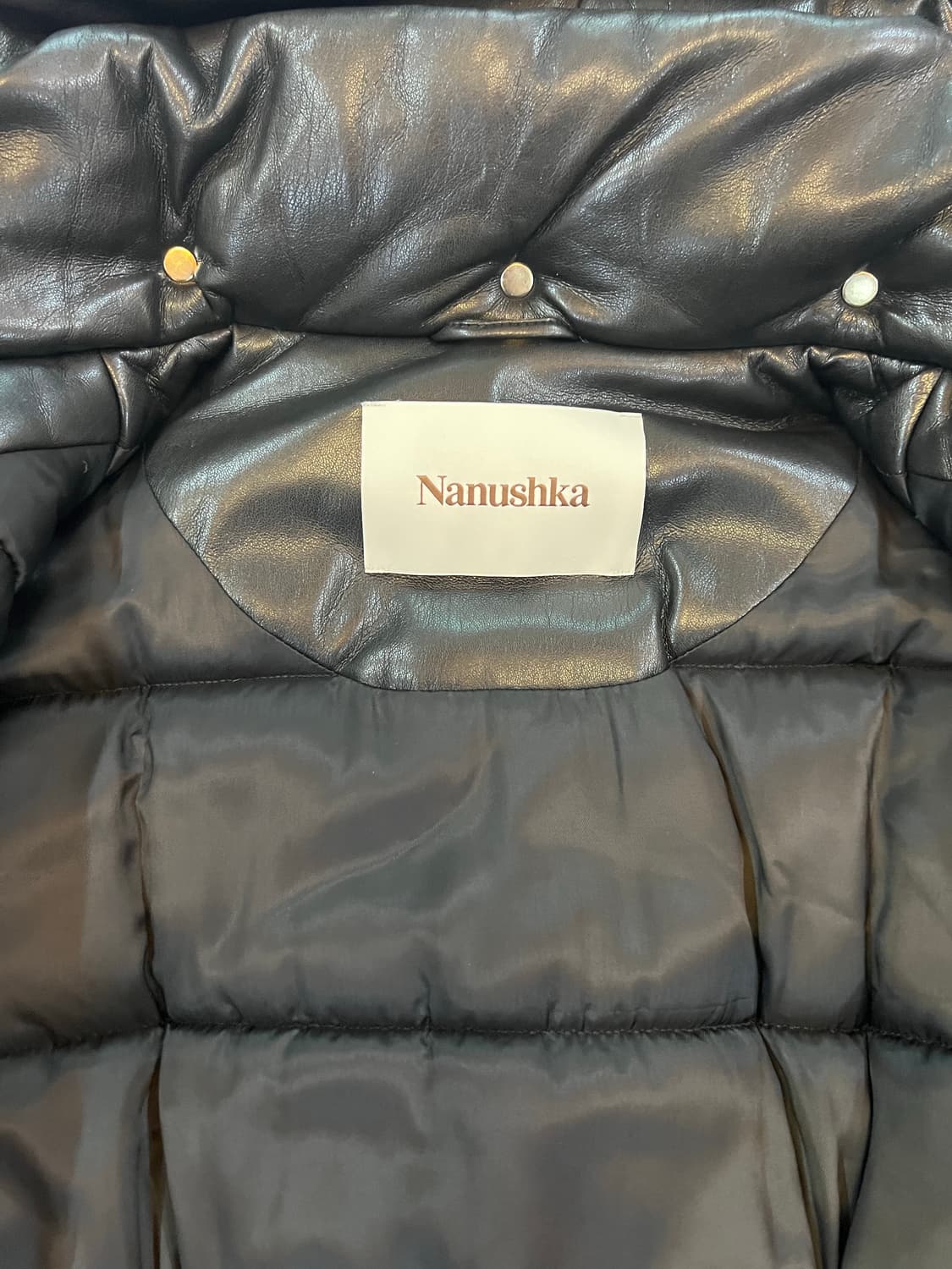 레더 패딩 상품이미지5