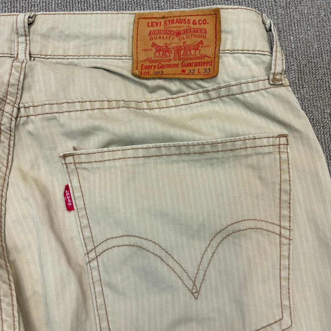 levis 503 nbt 리바이스 루즈핏 스트레이트 팬츠  상품이미지5