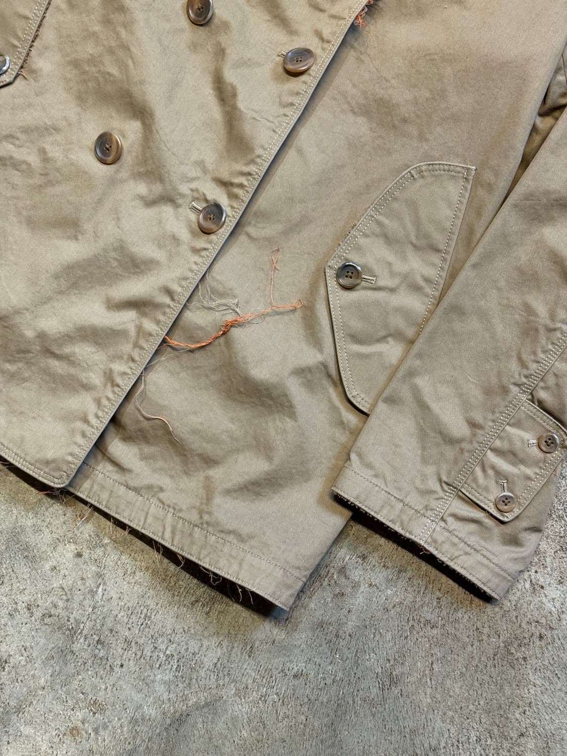 44-66 ) SOUTIENCOL Double Breasted Coat 상품이미지5