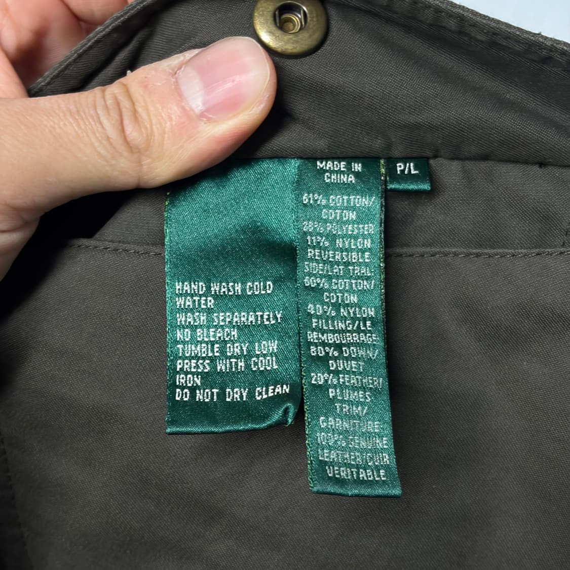 폴로 랄프로렌 리버서블 패딩 베스트 상품이미지5