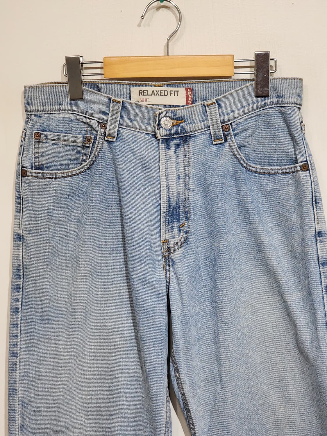 (30) 리바이스 550 청바지 연청 루즈핏 데님팬츠  상품이미지2