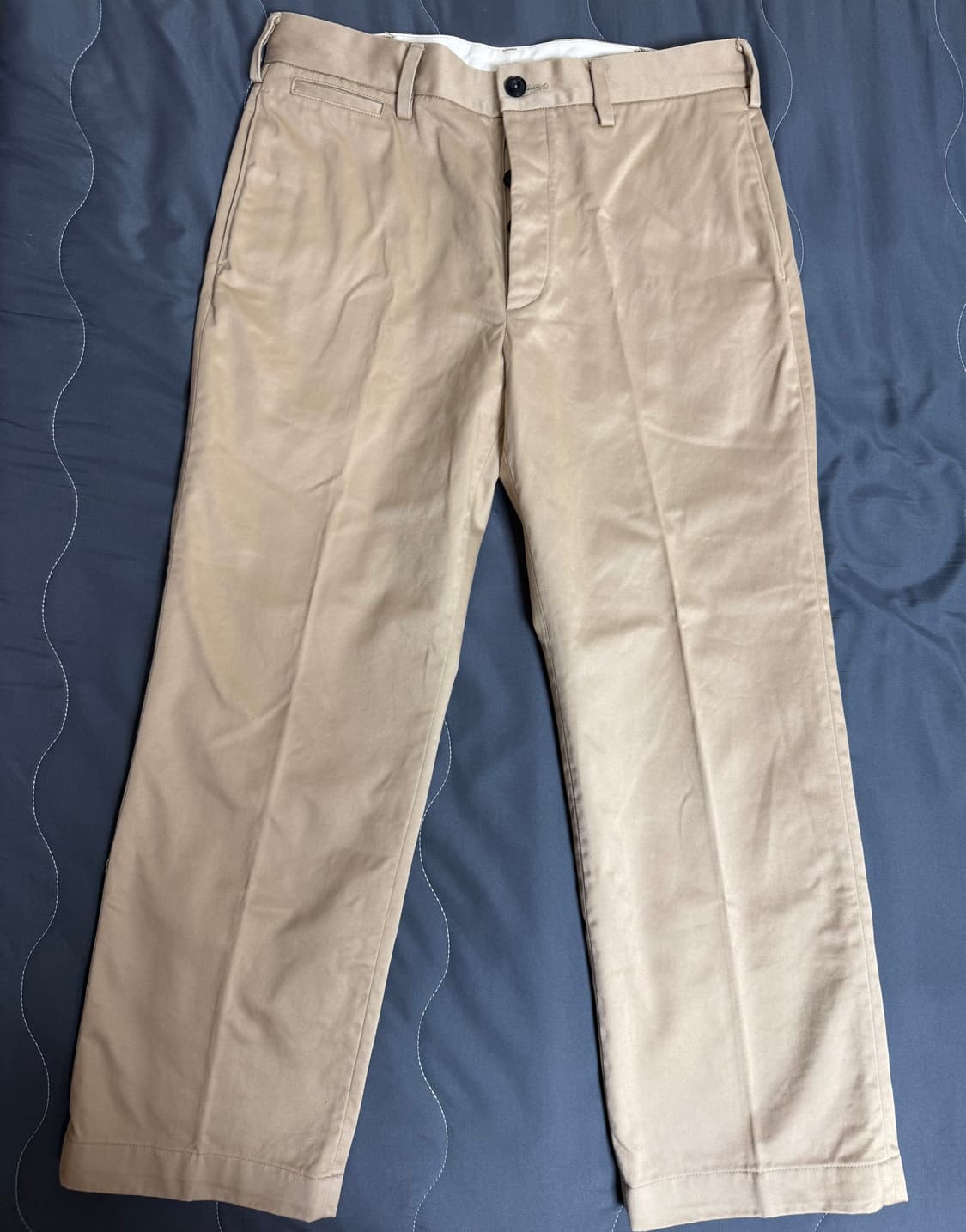 [L] 와코마리아 헤비 트윌 치노팬츠 베이지 상품이미지1