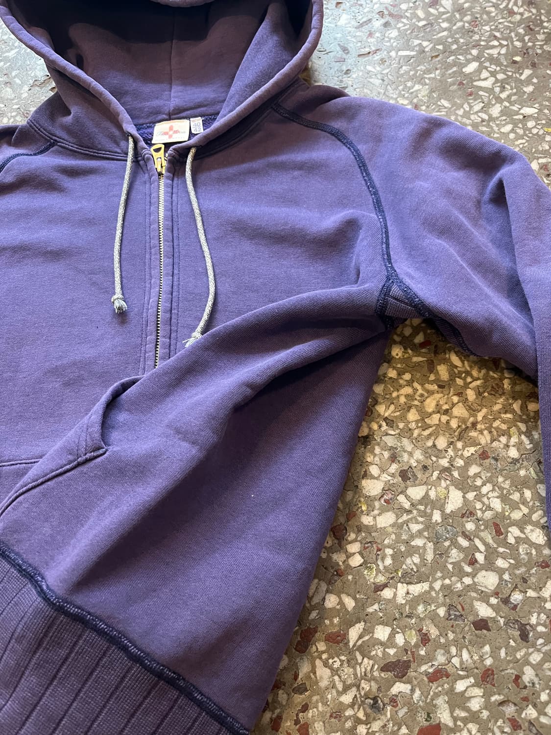 투문 twomoon 튜블러 루프휠 래글런 2way 스웻후드집업 상품이미지8