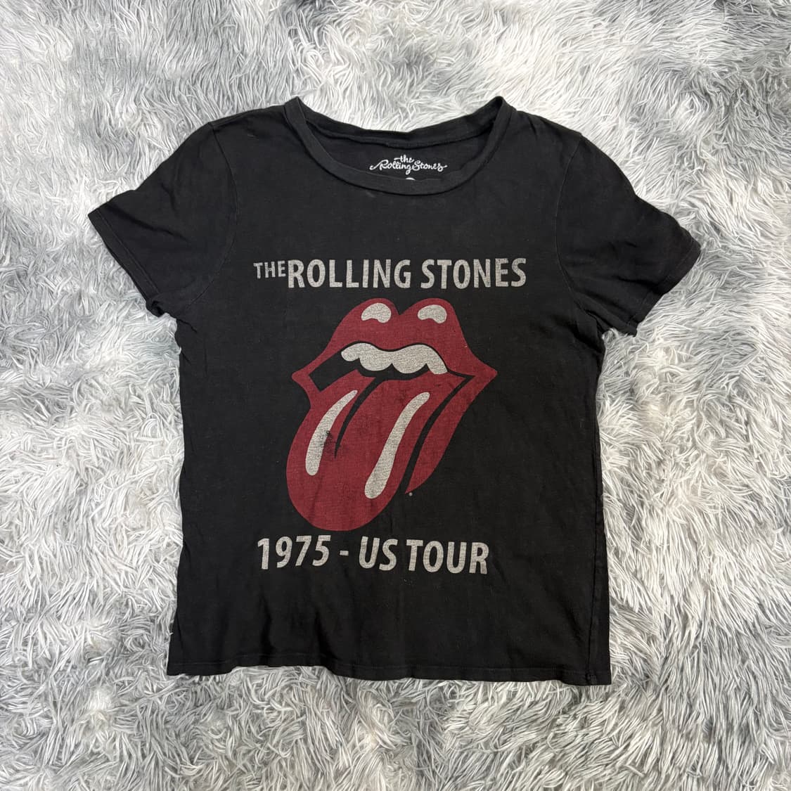 롤링스톤즈 1975 US Tour 티셔츠 faded 상품이미지1