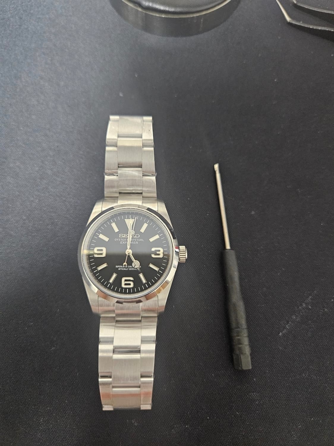 세이코 커스텀 오토매틱 익스플로러 36mm 오토매틱 상품이미지4