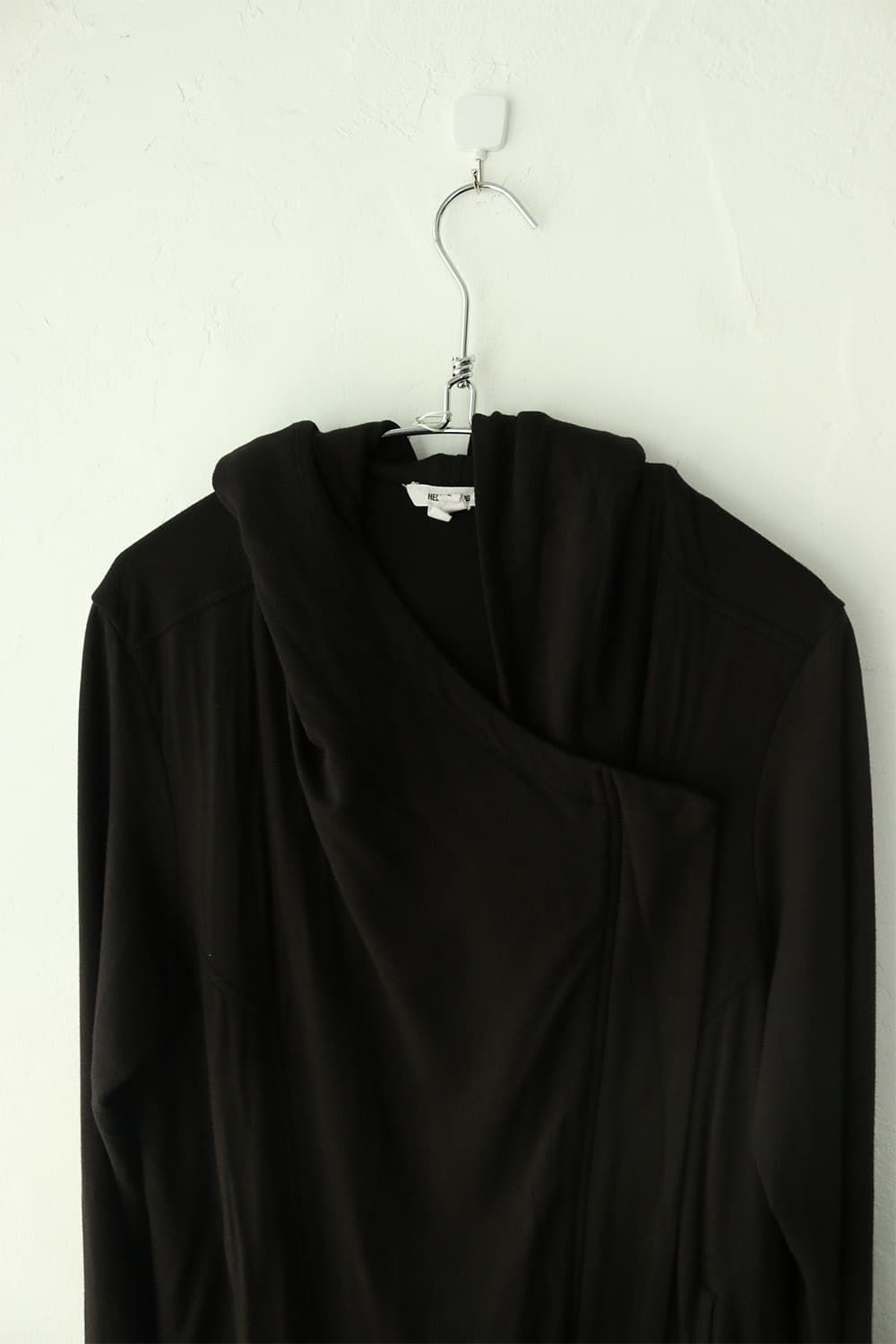 헬무트 랭 블랙 드레이프 자켓  상품이미지4