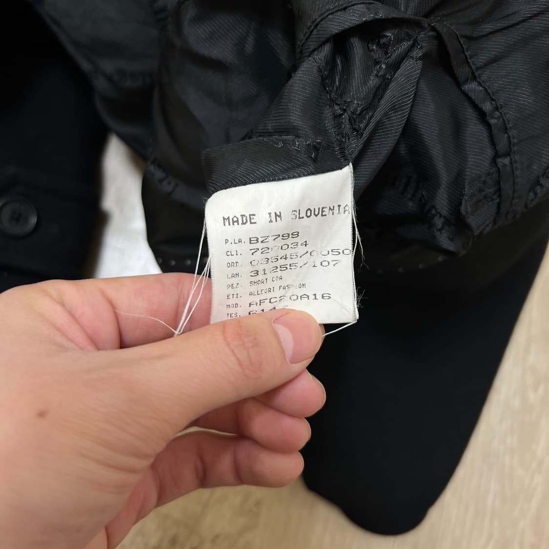 알레그리 남성 클래식 울 더플 코트 48  상품이미지5