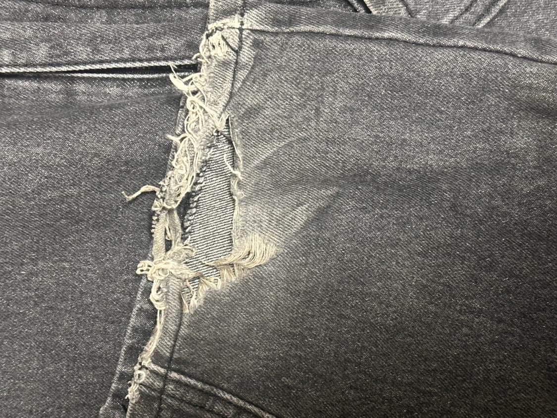 더콜디스트 모먼트 TCM canton denim pants (black) 상품이미지4