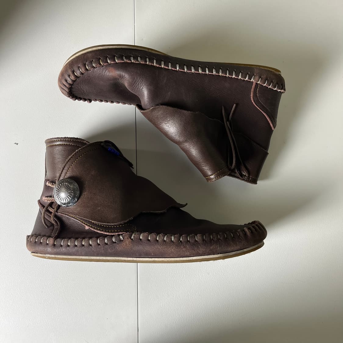 [JPN] 재팬 빈티지 웨스턴 레더 모카신 상품이미지2