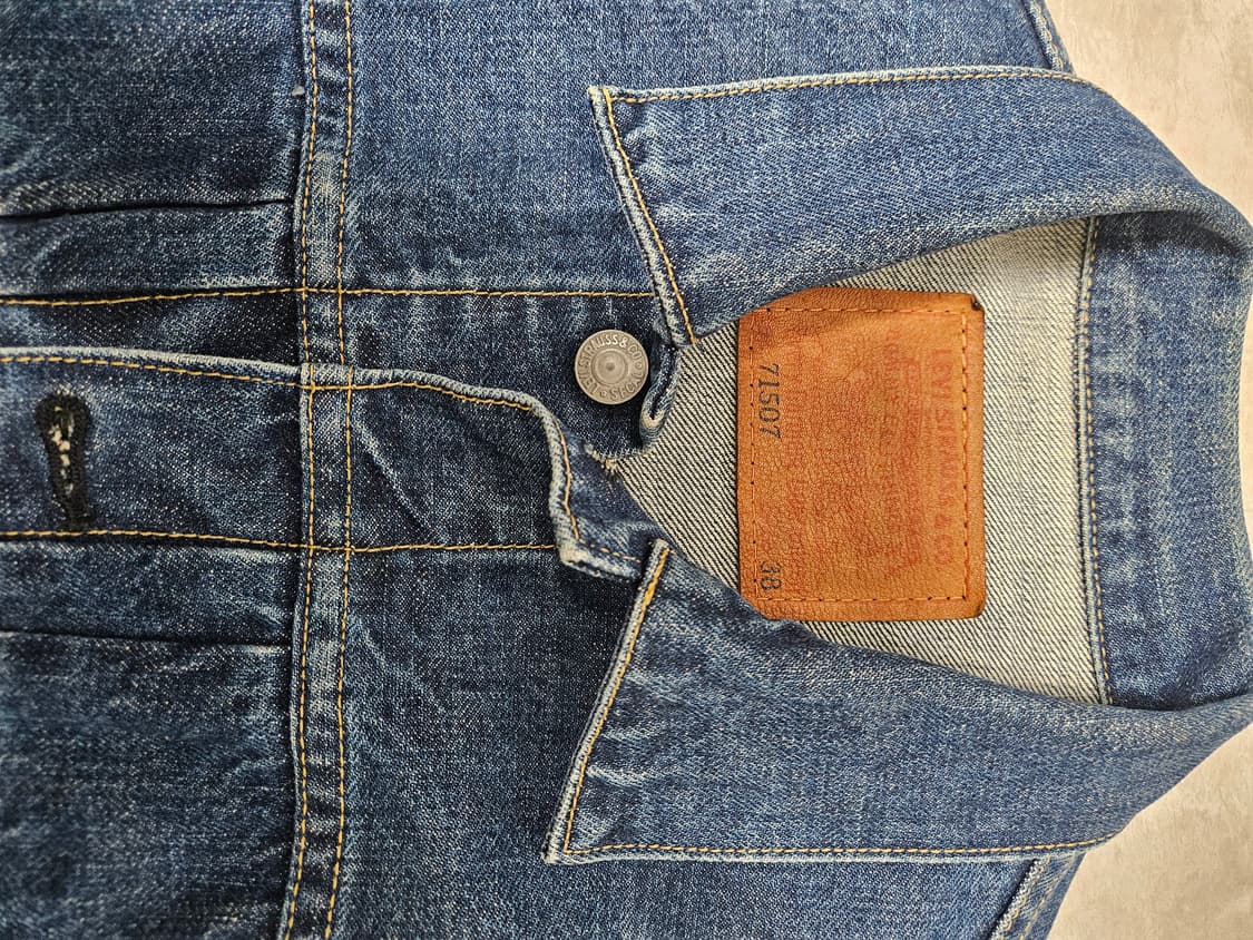 리바이스 lvc 2세대 71507 38사이즈 g쟌 데님자켓 상품이미지4