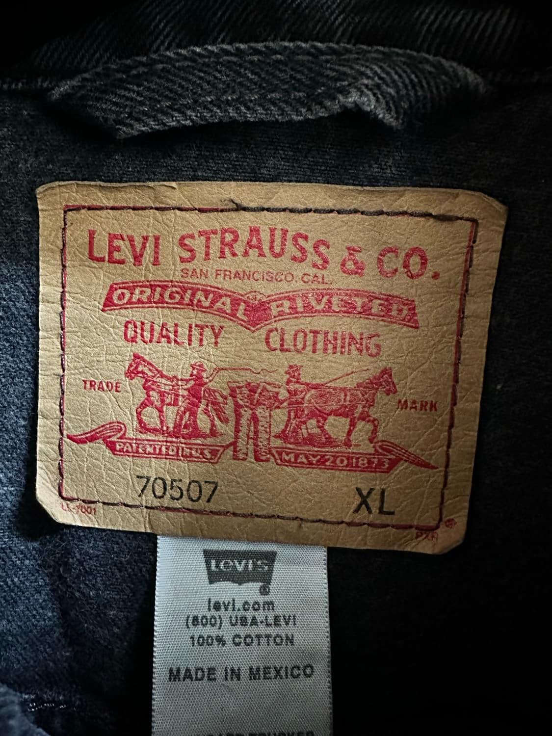 리바이스 청자켓 XL 상품이미지3