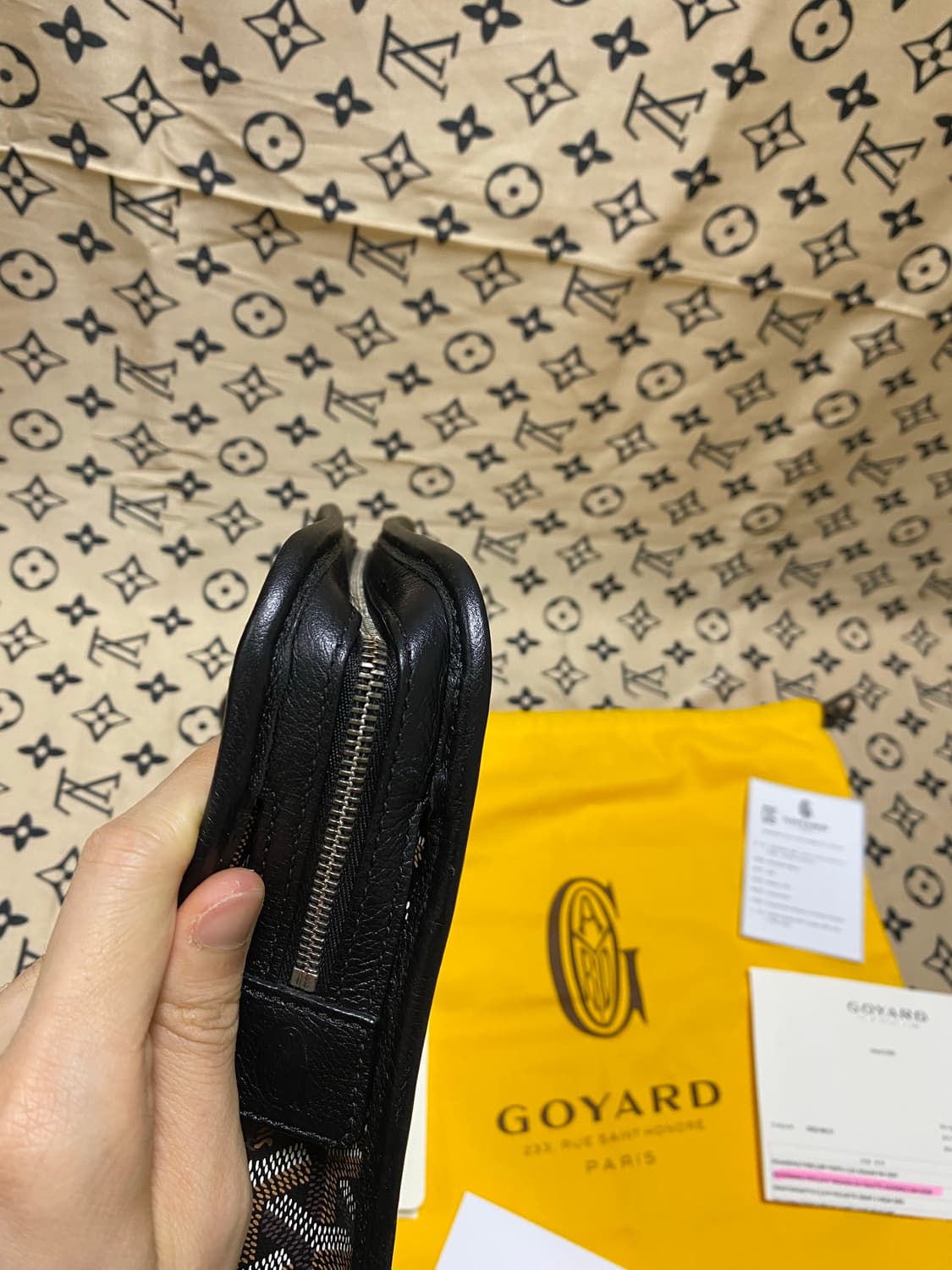 고야드 쥬방스 클러치 mm 블랙 상품이미지7