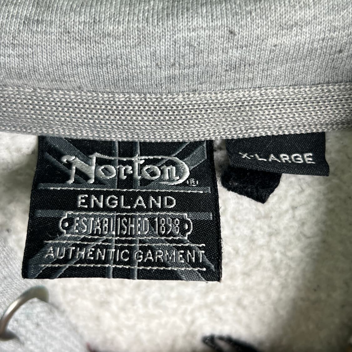 Norton 노턴 그레이 후드집업 XL 상품이미지3