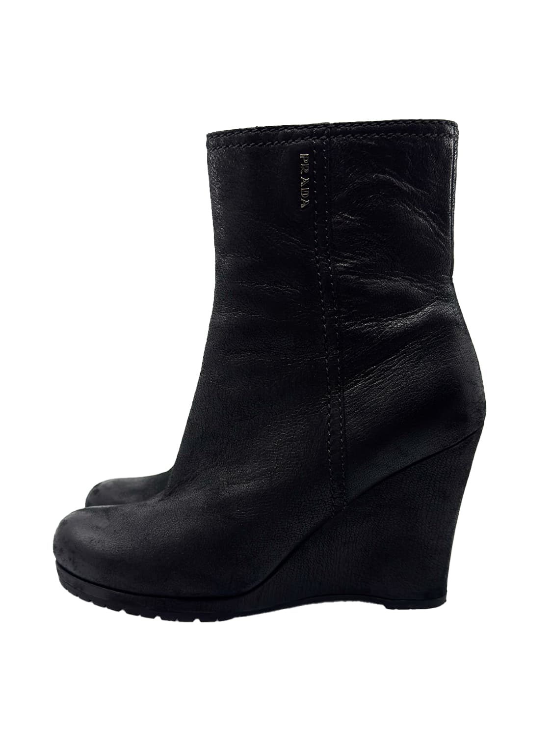 PRADA Wedge Heel Ankle Boots/ 37.5 상품이미지2