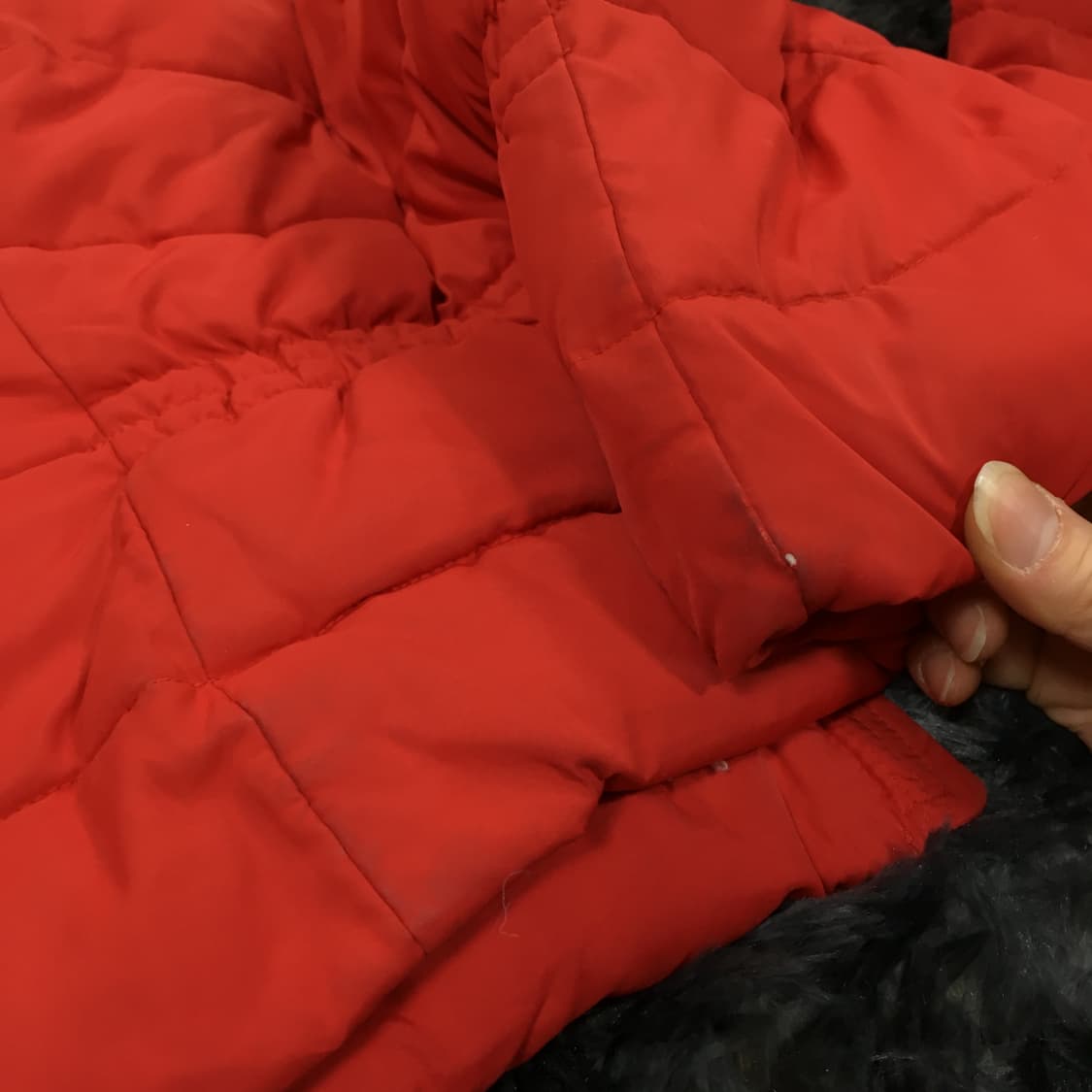 투티/0299 HOLLISTER 퍼 패딩 자켓 안감 스포티 슬림핏 상품이미지7