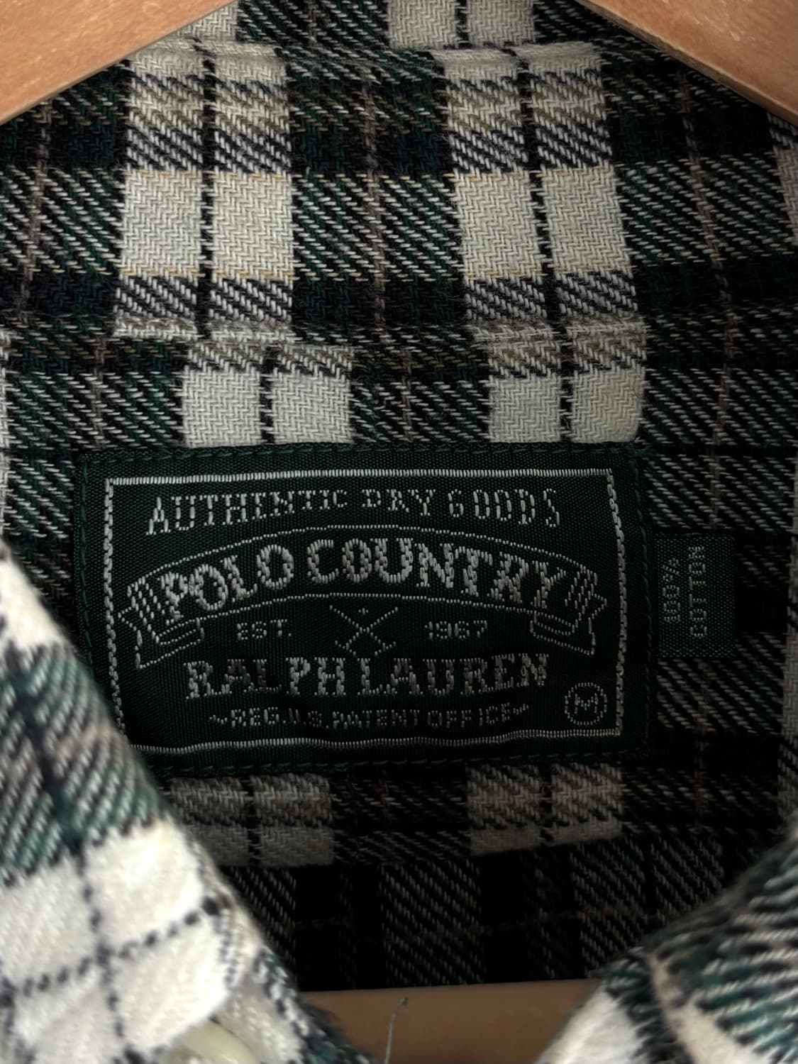 Polo 폴로 컨트리 90s 그린 체크 셔츠 상품이미지7