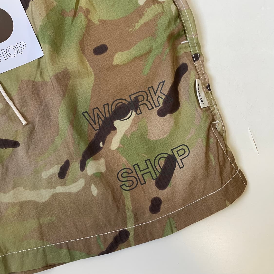 [46] 아워레가시 워크샵 러닝 쇼츠 립스탑 카모플라주 상품이미지3