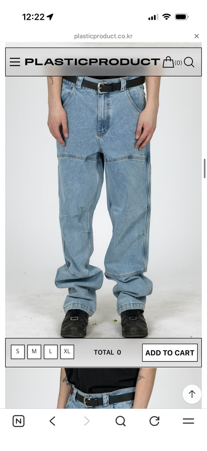 (s) MPa CALF POCKET PANTS (STEEL BLUE)  상품이미지2